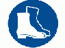 Protecci�n obligatoria de los pies.