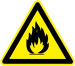 Se�al de materiales inflamables