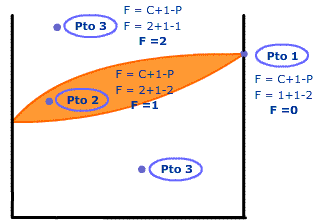 Aplicación de la regla de las fases de Gibbs