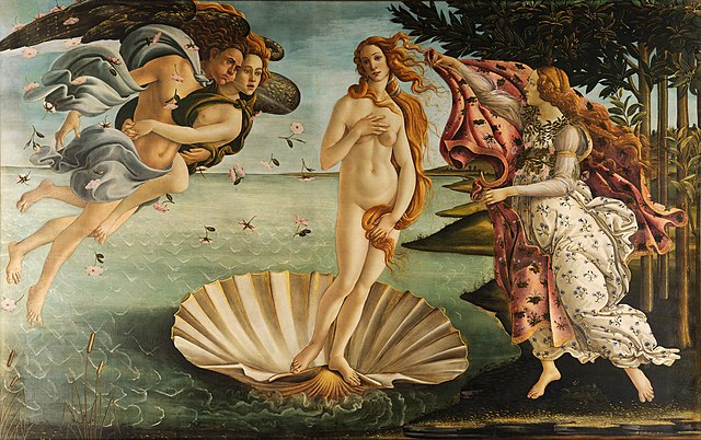 Botticelli, Nacimiento de Venus
