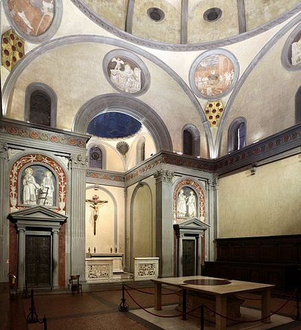 Brunelleschi, Sacristía vieja de San Lorenzo