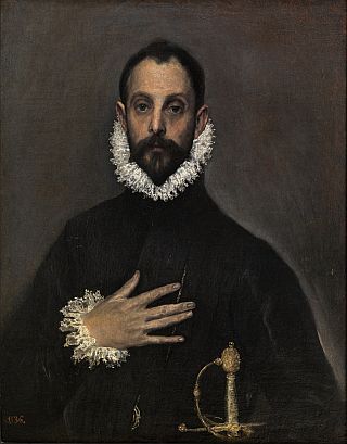 El Greco, El caballero de la mano en el pecho