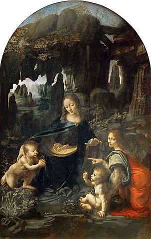 Leonardo da Vinci, Virgen de las Rocas
