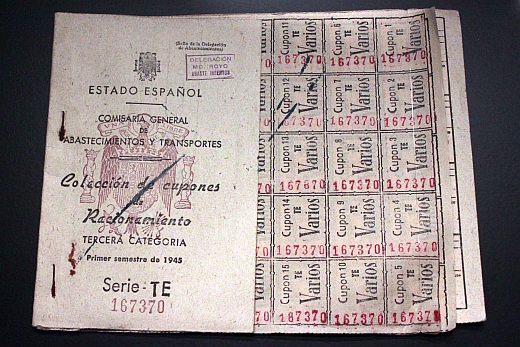 Cartilla de racionamiento Cartilla de racionamiento